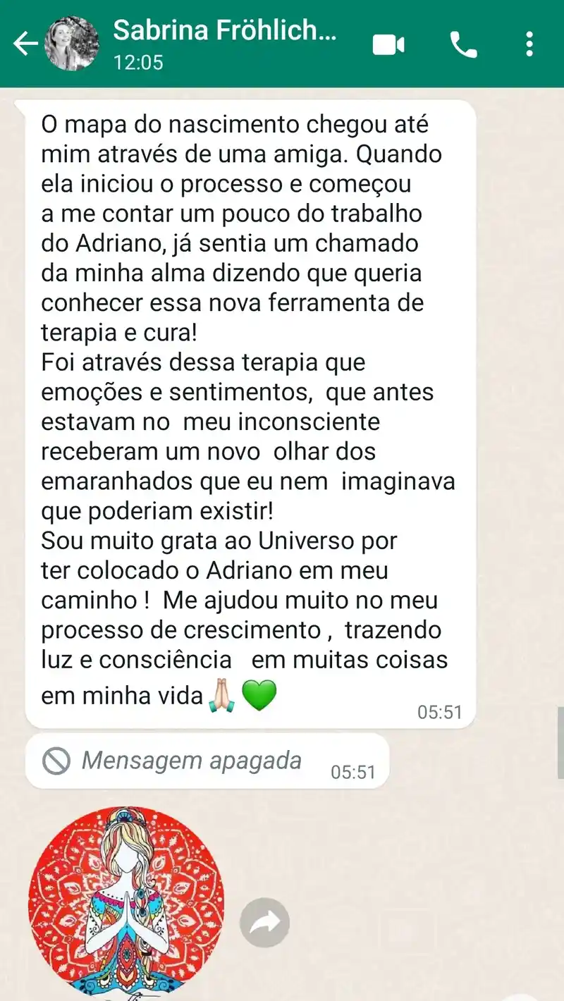 Depoimento participante